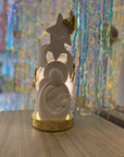 Lampada Famiglia Stelle con Base Oro Bongelli