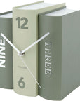 Orologio da tavolo "Book" colore verde. KARLSSON