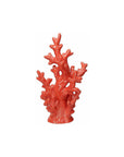 Decorazione ramo corallo, colore rosso, in ceramica. H.33 cm. Tognana