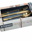 Servizio posate acciaio effetto oro 24 pz. Tognana Porcellane