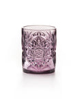 Bicchiere basso "Vintage", in vetro, colore viola, set 6 pz. Fade