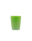 Bicchiere acqua "Memento" in vetro, colore verde mela, set 6 pz. Serafino Zani