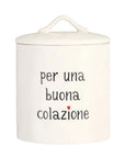 Barattolo in gres "Per una buona colazione" Simple Day