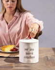 Barattolo in gres "Per una buona colazione" Simple Day