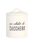 Barattolo in gres decoro "Un chilo di zucchero". Simple day