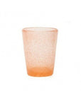 Bicchiere acqua "Memento" in vetro, colore peach, set 6 pz. Serafino Zani