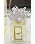 Profumatore 250 ml. con tappo anemone, colore bianco, in porcellana Capodimonte. Melaverde