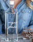 Bottiglia acqua decoro "Acqua Fresca". Simple day
