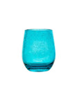Set 6 bicchieri acqua "Bubble" colore turchese. Fade
