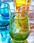 Set 6 bicchieri acqua "Bubble" colore pesca. Fade