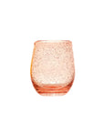 Set 6 bicchieri acqua "Bubble" colore pesca. Fade