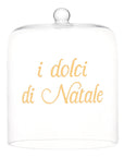 Campana "I dolci di Natale" scritta oro Simple Day