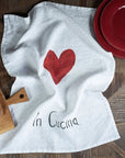 Canovaccio lino decoro "In cucina" 50x68 cm. Simple day