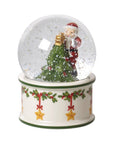 Palla di vetro piccola con neve, Babbo Natale e albero Villeroy & Boch linea Christmas Toy's