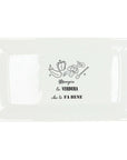 Piatto rettangolare grande Linea Ceramica Kitchen Cool colore bianco. Tognana Porcellane
