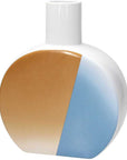 Vaso bottiglia tonda, Linea Pastel, in ceramica multicolor, H. 23 cm. Tognana
