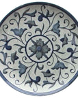 Servizio tavola da 6 Coupe Blue, colore blu/verde, in porcellana. Tognana