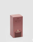 Candela grande con led Lounge rosso EDG