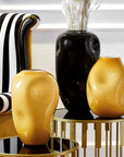 Vaso Linea Dafne giallo, H. 24.5 cm. Fade