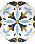 Servizio tavola da 6 Alhambra (18 pezzi), in porcellana. Fade