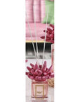 Profumatore 100 ml. con tappo anemone, colore fucsia, in porcellana Capodimonte. Melaverde