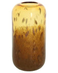 Vaso "Kabor" ambra, H.24 in vetro. Tognana