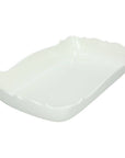 Pirofila rettangolare da forno, Bianco LINEA KALIKA. Tognana