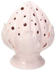 Lampada Pumo colore Rosa H.16 cm., in porcellana, LINEA PUMI. Tognana