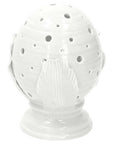 Lampada Pumo colore bianco H.16 cm., in porcellana, LINEA PUMI. Tognana