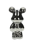 Orso salvadanaio, colore argento, H.27cm. Tognana