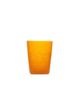 Bicchiere acqua "Memento" in vetro, colore mandarino, set 6 pz. Serafino Zani