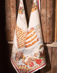 Canovaccio natalizio Noel Gourmand cake 50x70 cm., lino. Tessitura Toscana Telerie