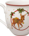 Tazza con manico Babbo Natale e renna Linea Toy's Delight. Villeroy &amp Boch
