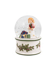 Palla di vetro piccola con neve angelo Villeroy & Boch linea Christmas Toy's