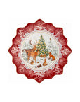 Piatto da pasticcini grande animali del bosco Villeroy & Boch linea Toy's fantasy