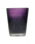 Bicchiere acqua "Memento" in vetro, colore viola, set 6 pz. Serafino Zani