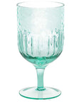 Calice Serena, in vetro, colore verde, set 6pz. Tognana