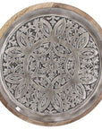 Piatto Decorativo Rotondo piccolo "Aurelio", grigio. Tognana