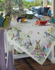 Tovaglia pasquale Roger 170x270 cm., 100% lino. Tessitura Toscana Telerie
