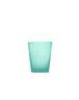 Bicchiere acqua "Memento" in vetro, colore turchese, set 6 pz. Serafino Zani