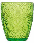 Bicchiere basso "Corinto", in vetro, colore verde, set 6 pz. Fade