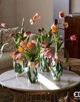 Tulipano Olis, bouquet da 3 tulipani, colore bianco, H. 48 cm. EDG