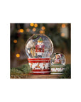 Palla di vetro grande con neve Schiaccianoci Villeroy &amp Boch linea Christmas Toy's