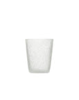 Bicchiere acqua "Memento" in vetro, colore bianco trasparente, set 6 pz. Serafino Zani