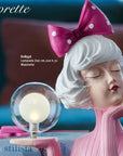Lampada in resina, Linea "Majorette" Zoe. Henriette