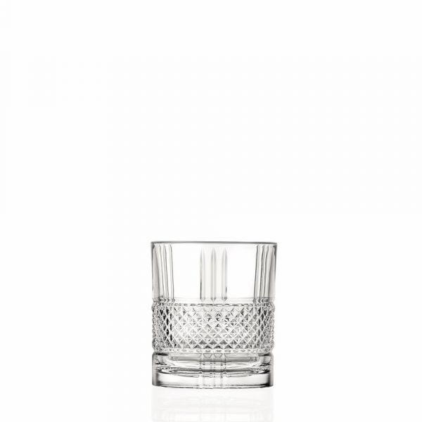 Vaso coppa con piede Optica, H.37x D25 cm. EDG