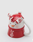 Tazza/mug rovescio pupazzo di neve, misura H.12x D.10 cm. EDG