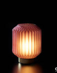 Lampada "Bright" con base oro, con timer, 17cm, 4 colori disponibili, misura piccola. EDG