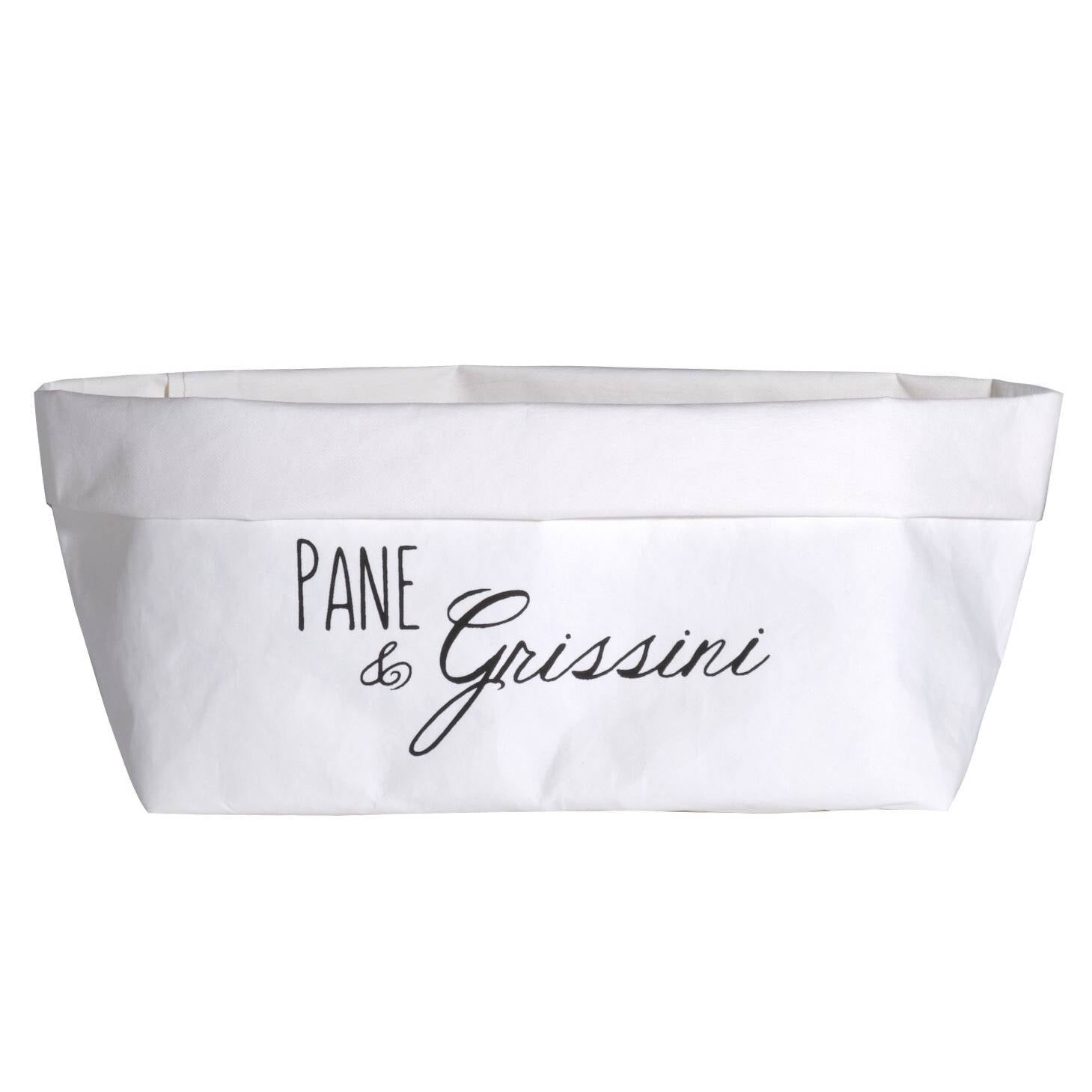 Contenitore in cellulosa decoro "Pane e grissini". Simple day