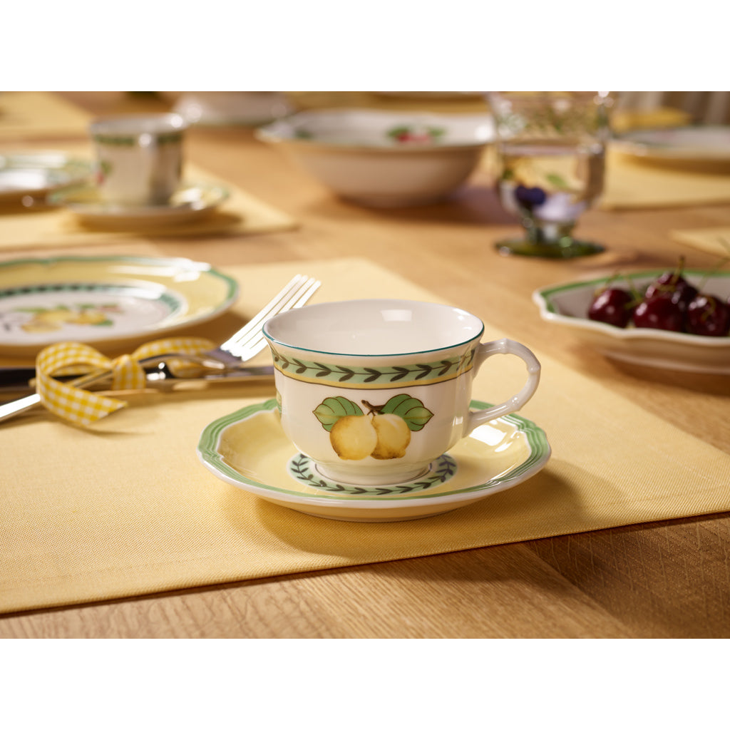 Set 6 Tazze tè con piattino FRENCH GARDEN. Villeroy &amp; Boch